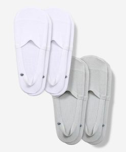 Cotton No Show Socks 4-Pack